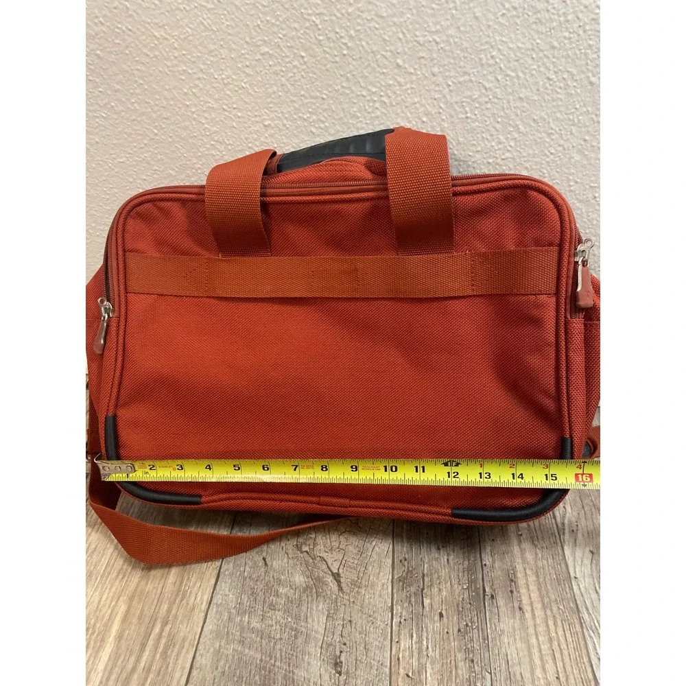 Ricardo Beverly Hills Orange Travel Bag Briefcase Carry‎ On Luggage